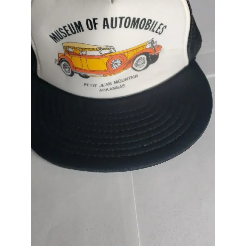 Vintage Petit Jean Mountain Arkansas Museum Of Automobiles Foam Trucker Hat